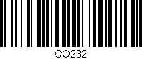 Código de barras (EAN, GTIN, SKU, ISBN): 'CO232'