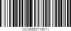 Código de barras (EAN, GTIN, SKU, ISBN): 'CO26893710011'