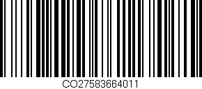 Código de barras (EAN, GTIN, SKU, ISBN): 'CO27583664011'