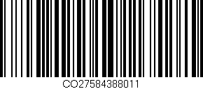 Código de barras (EAN, GTIN, SKU, ISBN): 'CO27584388011'