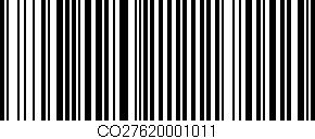 Código de barras (EAN, GTIN, SKU, ISBN): 'CO27620001011'