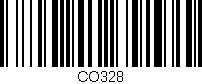 Código de barras (EAN, GTIN, SKU, ISBN): 'CO328'