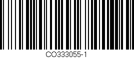 Código de barras (EAN, GTIN, SKU, ISBN): 'CO333055-1'