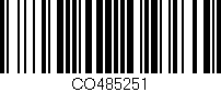 Código de barras (EAN, GTIN, SKU, ISBN): 'CO485251'