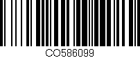 Código de barras (EAN, GTIN, SKU, ISBN): 'CO586099'