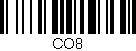 Código de barras (EAN, GTIN, SKU, ISBN): 'CO8'