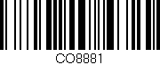 Código de barras (EAN, GTIN, SKU, ISBN): 'CO8881'
