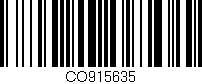 Código de barras (EAN, GTIN, SKU, ISBN): 'CO915635'