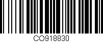 Código de barras (EAN, GTIN, SKU, ISBN): 'CO918830'