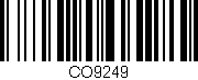 Código de barras (EAN, GTIN, SKU, ISBN): 'CO9249'