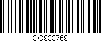 Código de barras (EAN, GTIN, SKU, ISBN): 'CO933769'