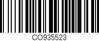 Código de barras (EAN, GTIN, SKU, ISBN): 'CO935523'