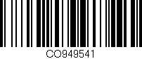 Código de barras (EAN, GTIN, SKU, ISBN): 'CO949541'