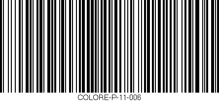 Código de barras (EAN, GTIN, SKU, ISBN): 'COLORE-P-11-006'