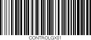 Código de barras (EAN, GTIN, SKU, ISBN): 'CONTROLGX01'
