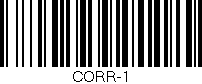 Código de barras (EAN, GTIN, SKU, ISBN): 'CORR-1'