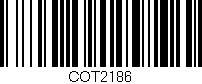 Código de barras (EAN, GTIN, SKU, ISBN): 'COT2186'