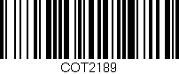 Código de barras (EAN, GTIN, SKU, ISBN): 'COT2189'
