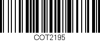 Código de barras (EAN, GTIN, SKU, ISBN): 'COT2195'
