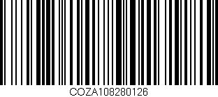 Código de barras (EAN, GTIN, SKU, ISBN): 'COZA108280126'