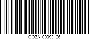 Código de barras (EAN, GTIN, SKU, ISBN): 'COZA108690126'