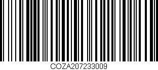 Código de barras (EAN, GTIN, SKU, ISBN): 'COZA207233009'