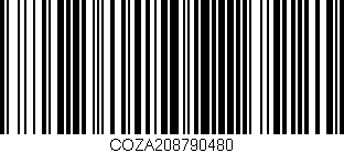 Código de barras (EAN, GTIN, SKU, ISBN): 'COZA208790480'