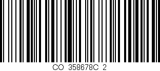 Código de barras (EAN, GTIN, SKU, ISBN): 'CO_358678C_2'