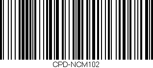 Código de barras (EAN, GTIN, SKU, ISBN): 'CPD-NCM102'