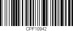 Código de barras (EAN, GTIN, SKU, ISBN): 'CPF10942'