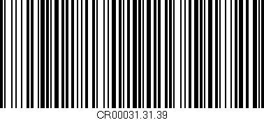 Código de barras (EAN, GTIN, SKU, ISBN): 'CR00031.31.39'