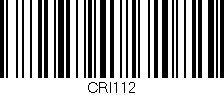 Código de barras (EAN, GTIN, SKU, ISBN): 'CRI112'