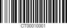 Código de barras (EAN, GTIN, SKU, ISBN): 'CT00010001'