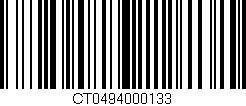 Código de barras (EAN, GTIN, SKU, ISBN): 'CT0494000133'