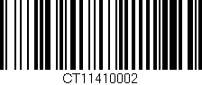 Código de barras (EAN, GTIN, SKU, ISBN): 'CT11410002'