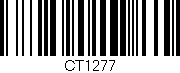 Código de barras (EAN, GTIN, SKU, ISBN): 'CT1277'
