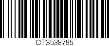 Código de barras (EAN, GTIN, SKU, ISBN): 'CTS538795'