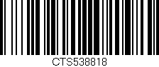 Código de barras (EAN, GTIN, SKU, ISBN): 'CTS538818'