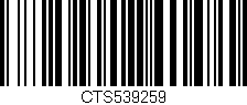 Código de barras (EAN, GTIN, SKU, ISBN): 'CTS539259'
