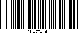 Código de barras (EAN, GTIN, SKU, ISBN): 'CU478414-1'