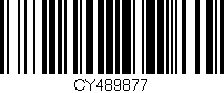 Código de barras (EAN, GTIN, SKU, ISBN): 'CY489877'