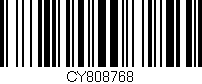 Código de barras (EAN, GTIN, SKU, ISBN): 'CY808768'
