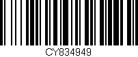 Código de barras (EAN, GTIN, SKU, ISBN): 'CY834949'