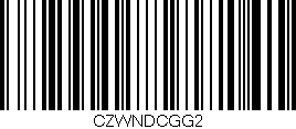 Código de barras (EAN, GTIN, SKU, ISBN): 'CZWNDCGG2'