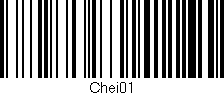 Código de barras (EAN, GTIN, SKU, ISBN): 'Chei01'
