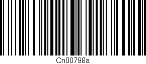 Código de barras (EAN, GTIN, SKU, ISBN): 'Cn00798a'