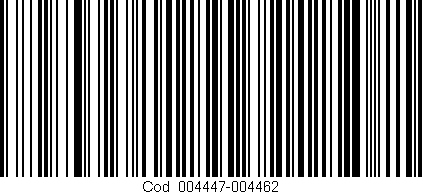 Código de barras (EAN, GTIN, SKU, ISBN): 'Cód:004447-004462'