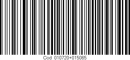 Código de barras (EAN, GTIN, SKU, ISBN): 'Cód:010720+015065'