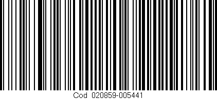 Código de barras (EAN, GTIN, SKU, ISBN): 'Cód:020859-005441'