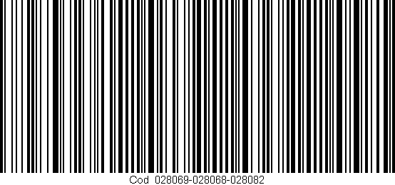 Código de barras (EAN, GTIN, SKU, ISBN): 'Cód:028069-028068-028082'